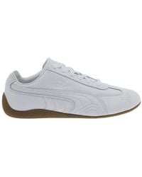 PUMA - Low Top Sneakers With Embossed Logo - Lyst