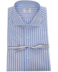 Mazzarelli - Light Striped Shirt - Lyst