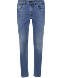 Fay - Skinny Fitted Jeans - Lyst