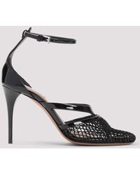 Alaïa - Fishnet Tong 90 Sandals - Lyst
