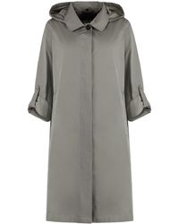 Moorer - Isadora Techno Fabric Trench Coat - Lyst