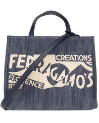 Ferragamo - Sign S Shopper Bag - Lyst