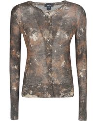Avant Toi - All-over Printed Cardigan - Lyst