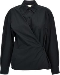Lemaire - 'Straight Collar Twisted' Shirt - Lyst