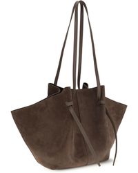 Yuzefi - Shoulder Bag Mochi Suede Calf Leather - Lyst