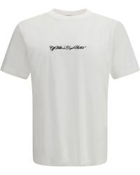 Off-White c/o Virgil Abloh - Script Arrow T-Shirt Cotton T-Shirts - Lyst