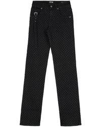 Versace Jeans Couture - High-Rise Slim-Fit Jeans Cotton Skinny - Lyst
