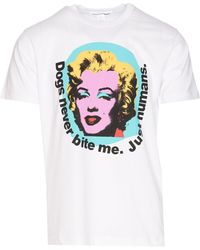 Comme des Garçons - Marylin Monroe Print T-Shirt - Lyst