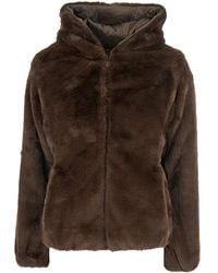 Save The Duck - Laila Down Jacket With Hood I N Ecofur - Lyst