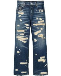 Marc Jacobs - 'The Rip And Repair Straight Jean' Jeans - Lyst