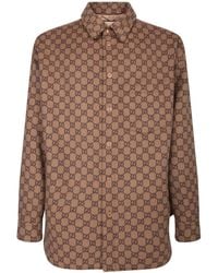 Gucci - Gg All-Over Overshirt - Lyst