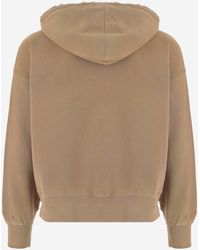 Golden Goose - Hooded Cotton Sweatshirt Sweatshirts - Lyst