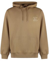 Drole de Monsieur - Slogan Calligraphie Hooded Sweatshirt - Lyst