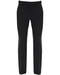 Versace - Tailored Pants With Medusa Details - Lyst