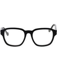 Moncler - Nero/Monocolore Acetate Glasses - Lyst