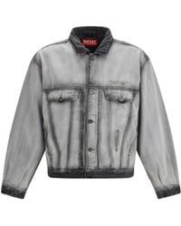 DIESEL - D-Denver Denim Jacket Cotton; True Hemp - Lyst
