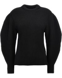 Jil Sander - Ribbed Sweater Wool Sweater, Cardigans - Lyst