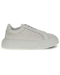 Casadei - Calf Leather Bos Taurus Chunky Sneakers - Lyst