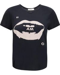 Fendi - Ti Amo Graphic Print Jersey T-Shirt Cotton T-Shirts - Lyst