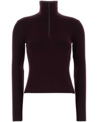 Courreges - Grape Wool Sweater - Lyst
