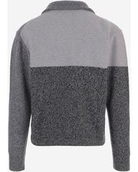 Jacquemus - Half-Zip Wool And Cashmere Sweater Merino - Lyst