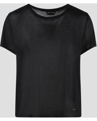Tom Ford - Micro-rib Silk Jersey Crewneck T-shirt - Lyst