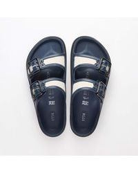Birkenstock - Arizona Bold Canvas 1774 Midnight (Regular) Sandal - Lyst