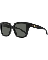 Gucci - Oversize Square Sunglasses Gg2102S 001 54Mm Plastic(Injected) - Lyst