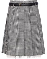 スカート SELF PORTRAIT PRINCE OF WALES CHECK PLEATED MIDI SKIRT Self-portrait Prince Of Wales Check Pleated Midi Skirt In