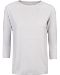 A PUNTO B Slim Sweater - White