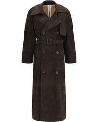 S.w.o.r.d 6.6.44 - Suede Coat Calf Leather Bos Taurus Jacket - Lyst