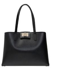 Furla - Shopping 1927 L Leather Tote - Lyst