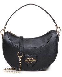 Love Moschino - Shoulder Bag With Logo Plaque - Lyst