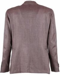 Luigi Bianchi - Jacket Virgin Wool Silk Linen - Lyst