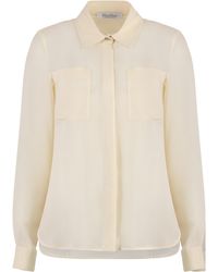 Max Mara - Silk Shirt Vongola - Lyst