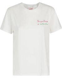 Mc2 Saint Barth - Cotton Crew Neck T Shirt - Lyst