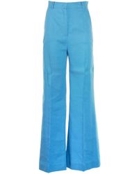 Weekend by Maxmara - Flared High-waisted Trousers - Lyst
