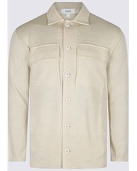 Lardini - Cream Linen Shirt - Lyst