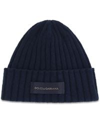 Dolce & Gabbana - Beanie Hat Wool Ovis Aries E Hairbands - Lyst