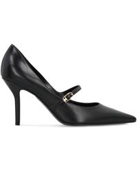 Celine - Judy Strappy Décolleté Leather Calf Pumps - Lyst