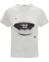 Fendi - Ti Amo Print Jersey T-Shirt Cotton T-Shirts - Lyst