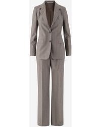 Tagliatore - Virgin Wool Pinstripe Suit - Lyst