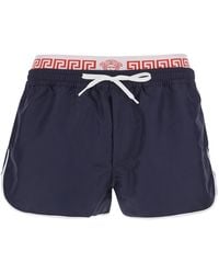 Versace - Swim Shorts Polyester Beachwear - Lyst