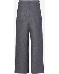 Fendi - Jeans Cotton-Linen Blend - Lyst