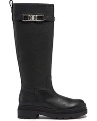 Ferragamo - Leather Boots - Lyst