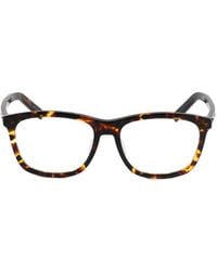 Dior - Eyeglasses Square Full Rim, Havana Frame And Clear Demo Lenses Lens Essentialos2F2400 - Lyst