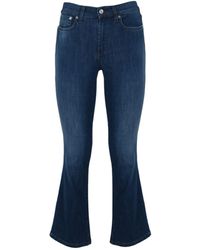 Roy Rogers - Flare Cropped Jeans - Lyst
