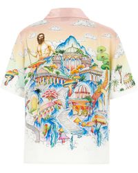 CASABLANCA King Of Cards Print Silk Shirt for Men | Lyst CASABLANCA King Of Cards Print Silk Shirt for Men | Lyst