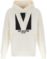 Valentino Garavani - Hoodie Cotton Sweatshirt - Lyst