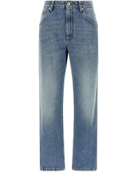 Brunello Cucinelli - Cotton Straight-Leg Jeans Clothing - Lyst